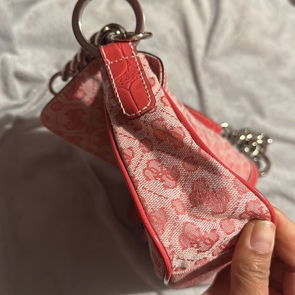 Beautiful Vintage Pink Shoulder Bag - Picture 8 of 14